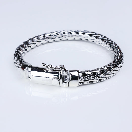 Pulsera Ovaal Simple - Plata Luz