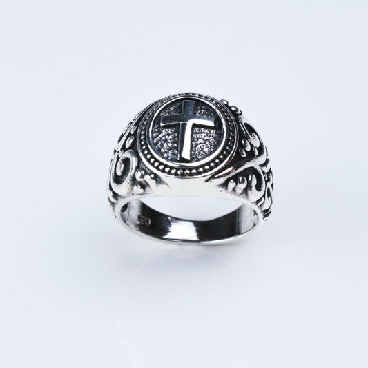 Anillo Plata lisa Cruz - Plata Luz