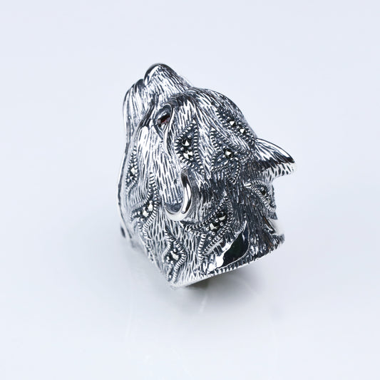 Anillo Jaguar Marquesitas - Plata Luz