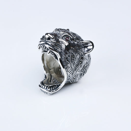 Anillo Jaguar Marquesitas - Plata Luz