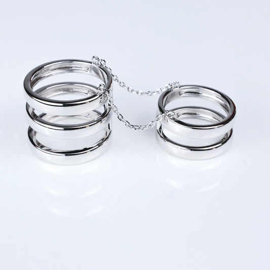 Anillo Combi - Plata Luz
