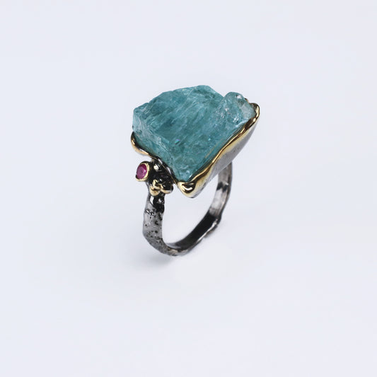 Anillo Mer - Plata Luz