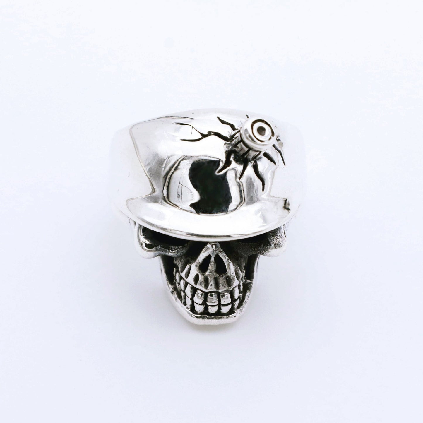 IC: ANILLO PLATA CALAVERA GUERRA