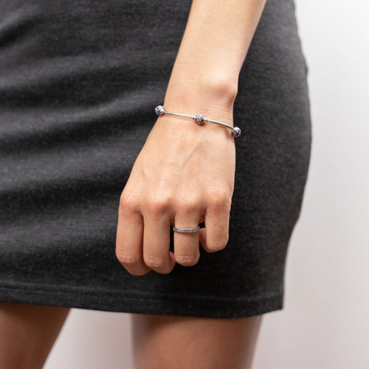 Pulsera Kukka S - Plata Luz