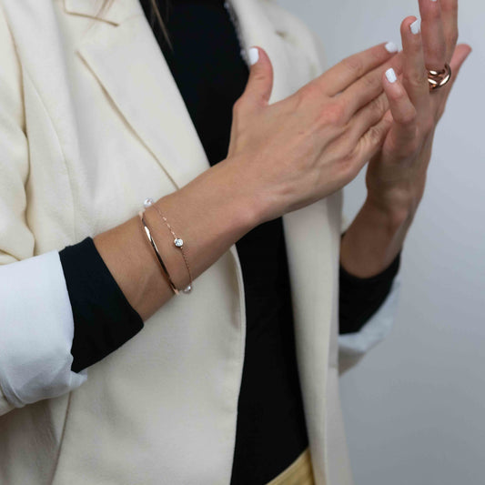 Pulsera Elegance M - Plata Luz