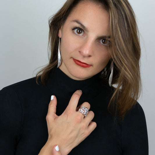 IC: ANILLO PLATA 925 BOLAS JUPITER